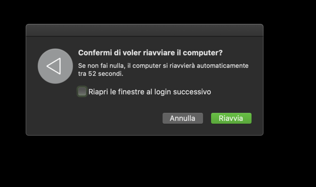 safari non si chiude mac