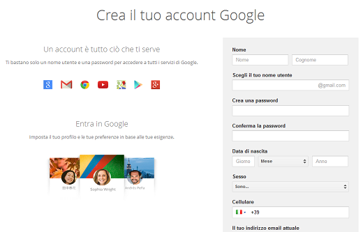 Account-personale-google