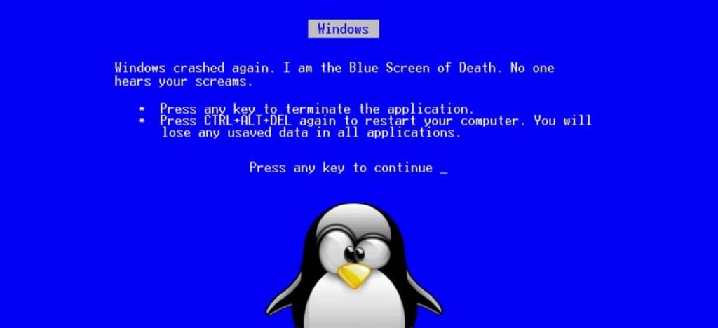 Linux come Windows? Arriva la BSOD