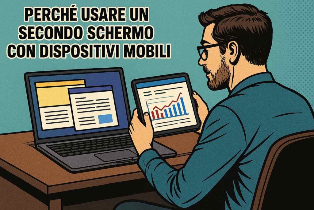 Guida per usare lo schermo Mobile su PC