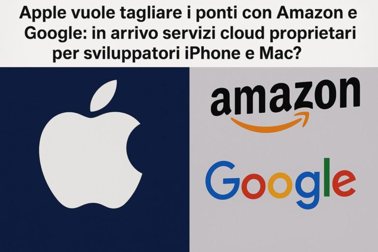 Apple vuole diventare indipendente con il Cloud