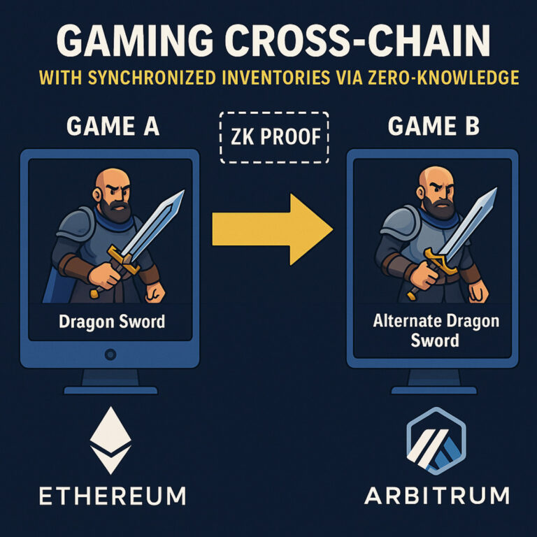 Gaming cross-chain con inventari sincronizzati via ZK