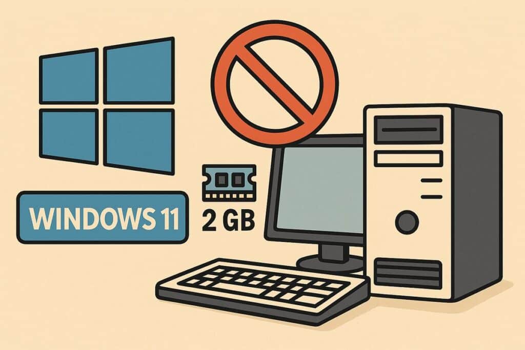 Come Installare Windows 11 su PC con 2GB di RAM